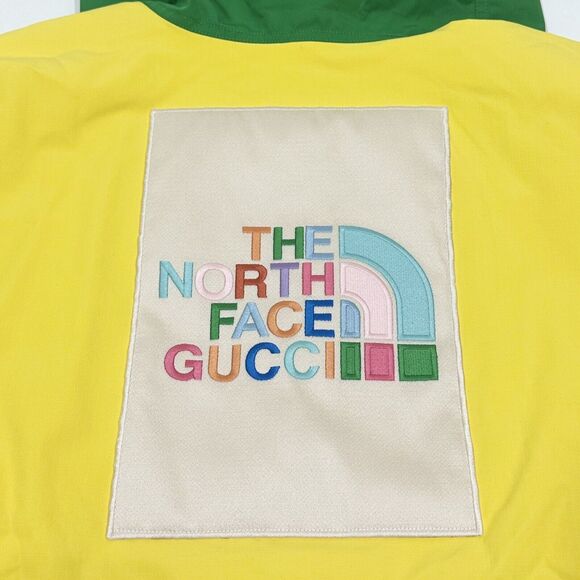 Gucci x The North Face XL Windbreaker Rain Anorak Jacket Color Block NWT - Picture 5 of 14